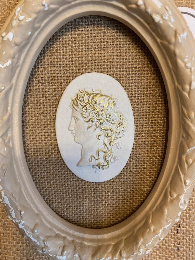 Médaillon Profil Romain h19 droite