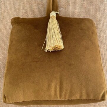 Cale Porte Velours Ocre