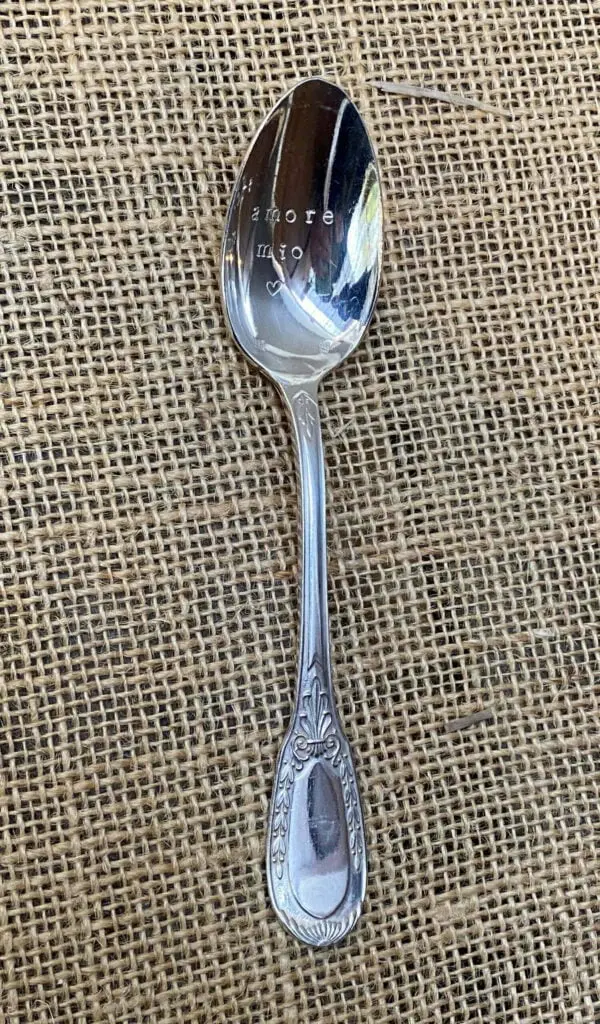 Cuillère à café "AMORE MIO"