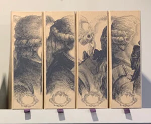 Set de 4 Range-dossiers PERRUQUES 5-8