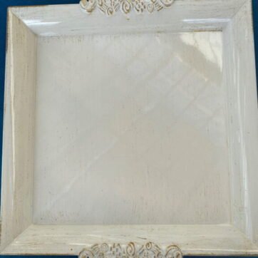 Plateau carré blanc