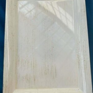 Plateau rectangle blanc