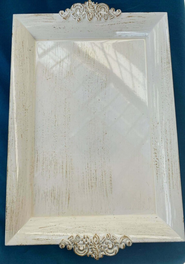 Plateau rectangle blanc