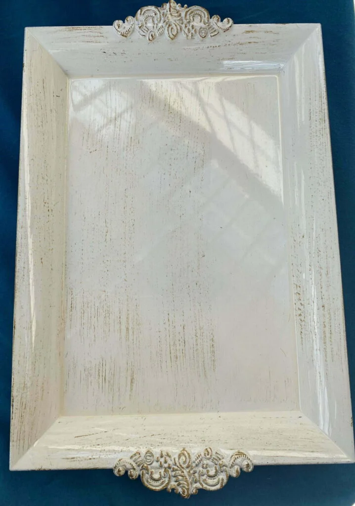 Plateau rectangle blanc