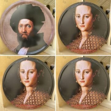 Plateau recto-verso SIGNORE ET SIGNORA