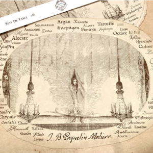 Ensemble de 6 Sets de table "Molière"