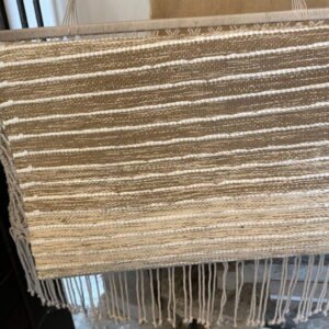 tapis lirette losange beige blanc verso rotated 1