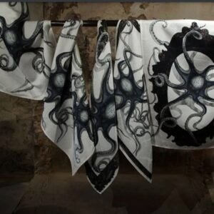 Torchon POLPO cadre carré orné