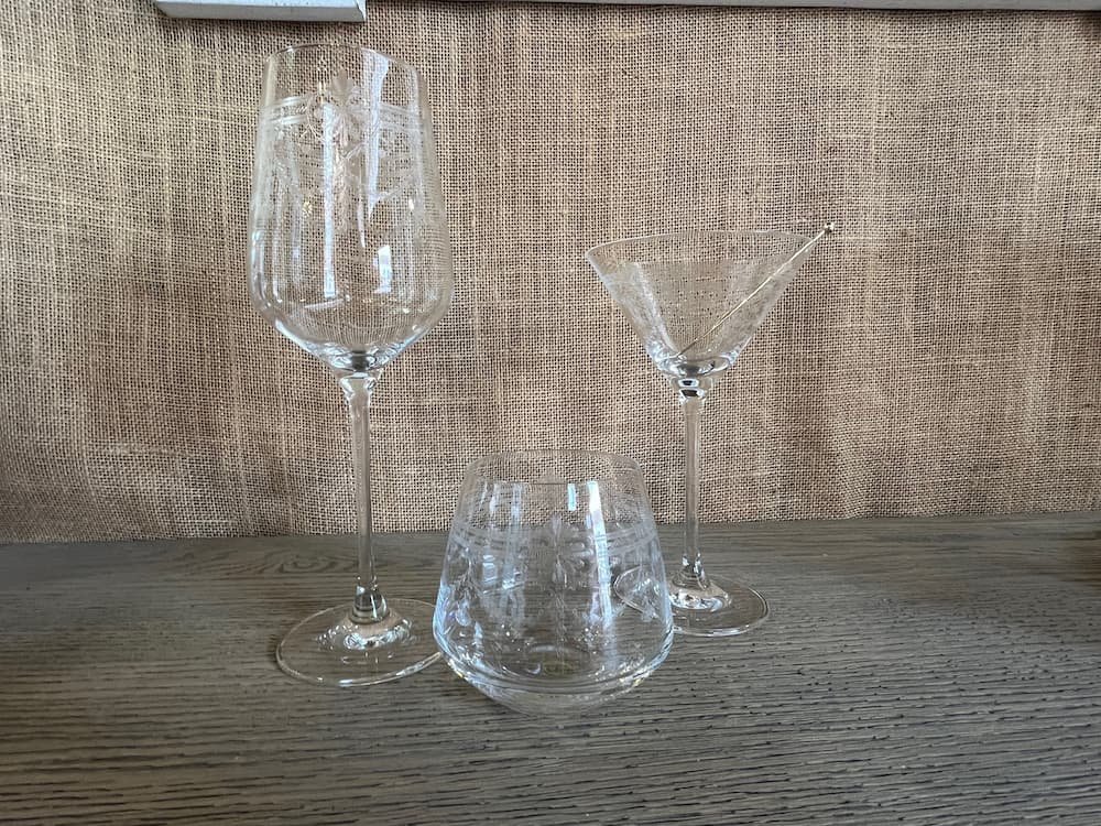 trio verres graves