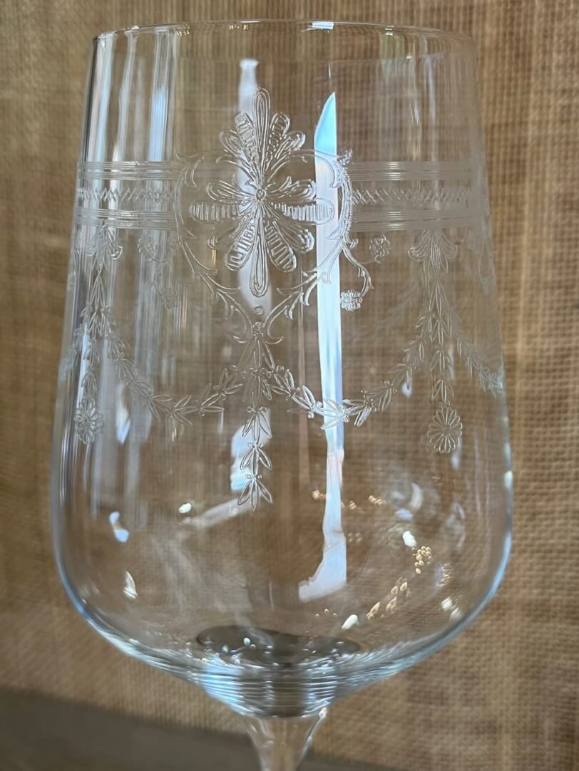 verre a vin grave detail