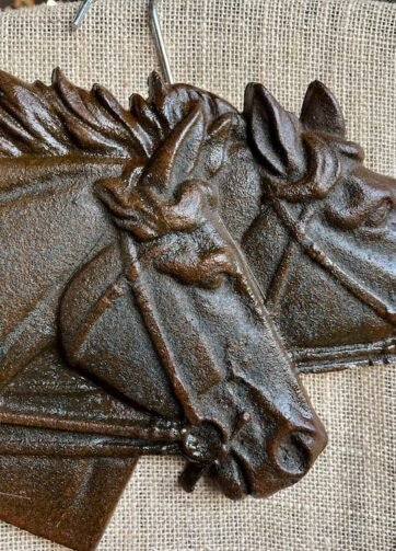 PLAQUE 2 CHEVAUX