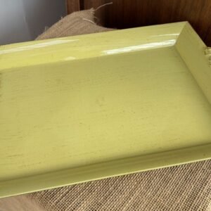 Plateau carré vert anis