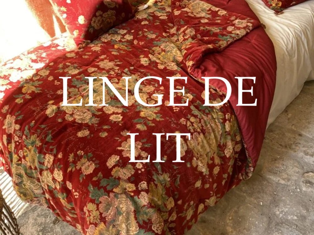 LINGE DE LIT