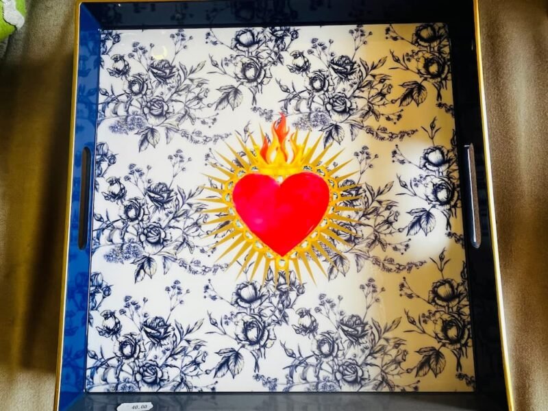 PLATEAU ICONS EX VOTO COEUR