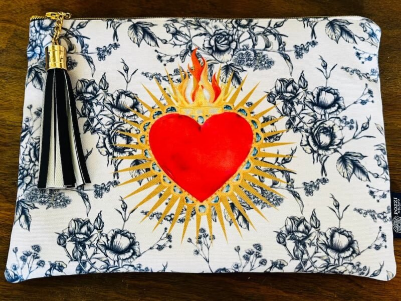 POCHETTE BAROQUE ICONS "EX VOTO COEUR"