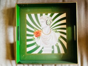 PLATEAUX BAROQUE MYTHOS "VERT CASQUE"
