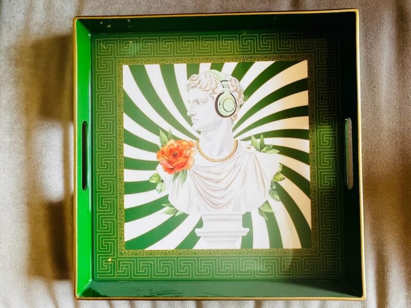 PLATEAUX BAROQUE MYTHOS "VERT CASQUE"
